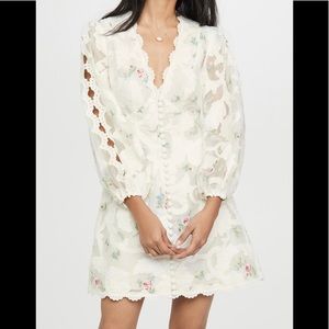 Zimmermann Mini Dress Size 1 (4-6 US) NWT!